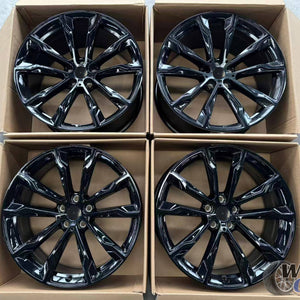 20” Wheels Fit BMW 6 Series 2018–2025 |  Factory Style Rims |  Gloss Black |  Staggered Set of 4