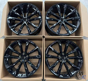 20” Wheels Fit BMW X3 2019–2025 |  Factory Style Rims |  Gloss Black |  Staggered Set of 4