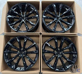 20” Wheels Fit BMW 7 Series 2016–2025 |  Factory Style Rims |  Gloss Black |  Staggered Set of 4