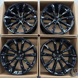20” Wheels Fit BMW 3 Series 2019–2025 |  Factory Style Rims |  Gloss Black |  Staggered Set of 4