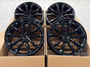 20” Wheels Fit BMW X4 2019–2025 |  Factory Style Rims |  Gloss Black |  Staggered Set of 4