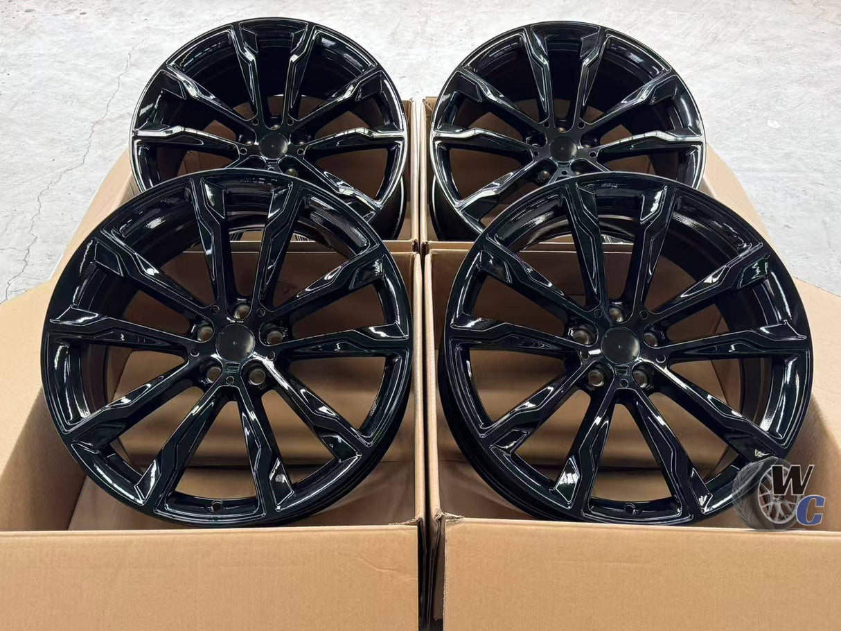 20” Wheels Fit BMW X3 2019–2025 |  Factory Style Rims |  Gloss Black |  Staggered Set of 4