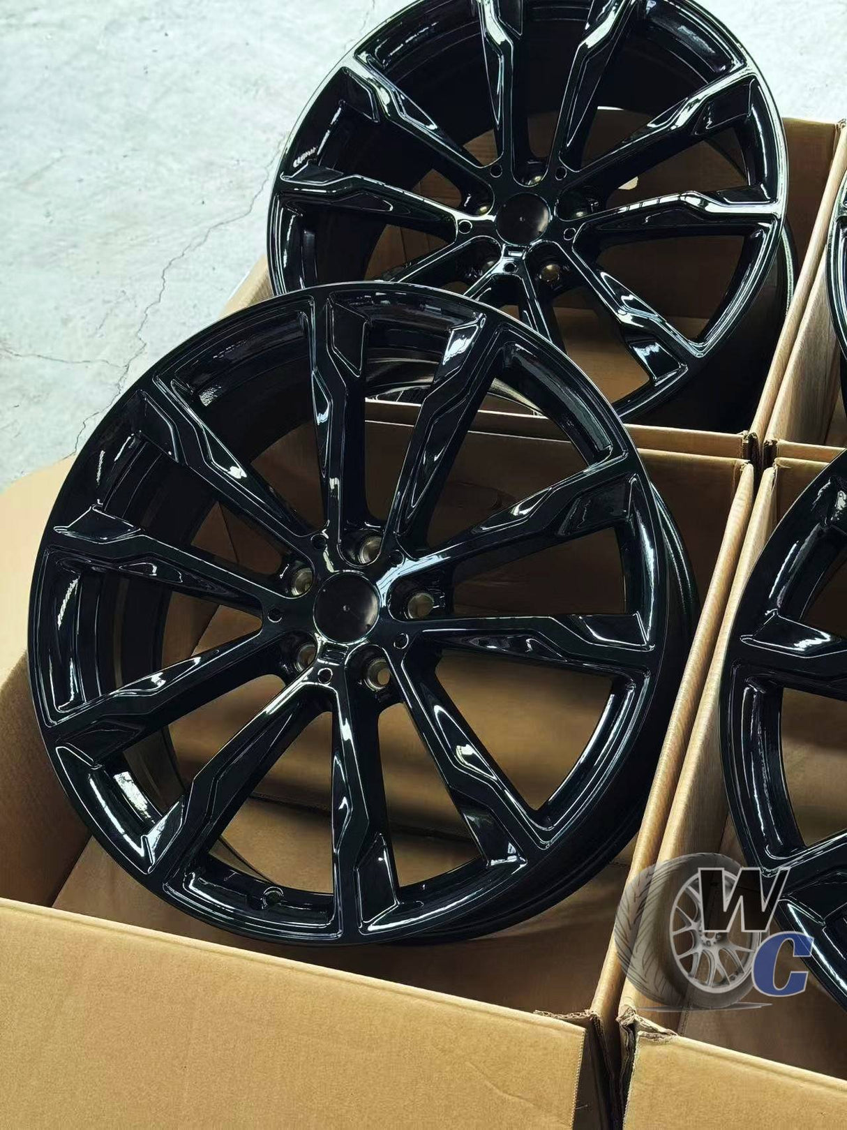 20” Wheels Fit BMW X4 2019–2025 |  Factory Style Rims |  Gloss Black |  Staggered Set of 4