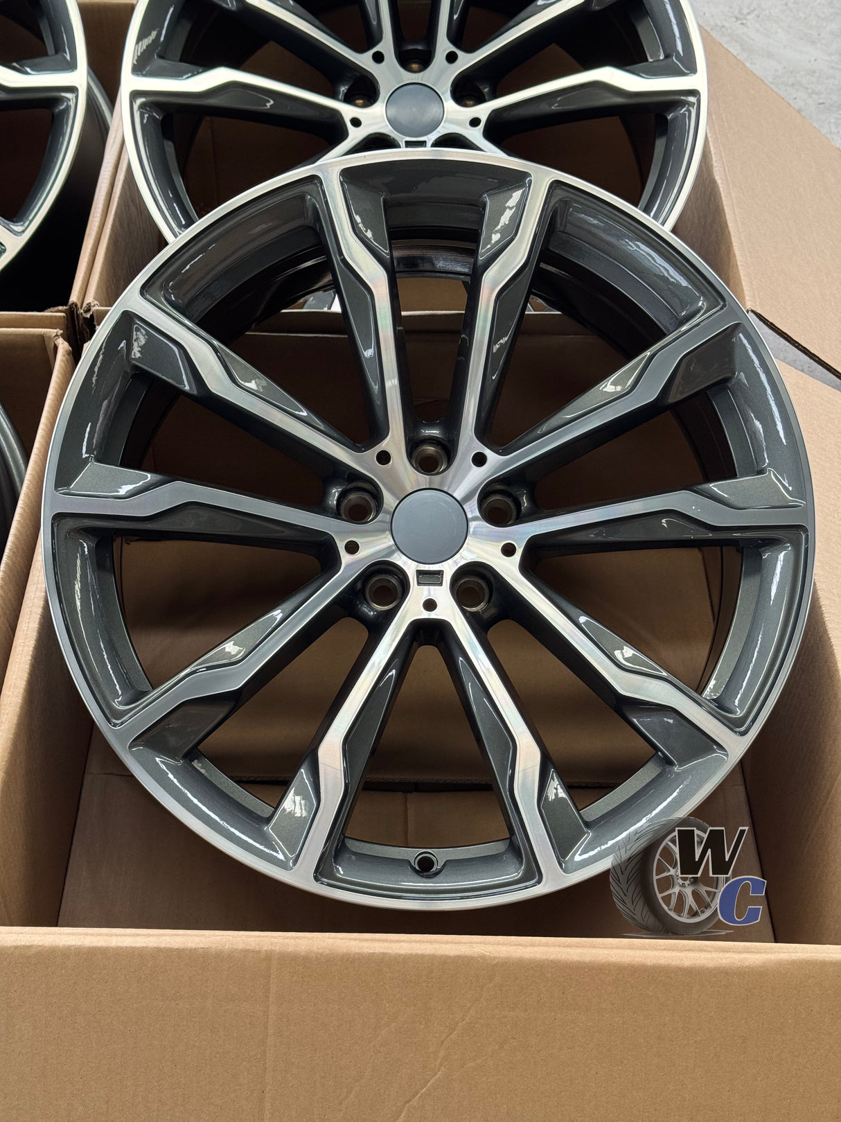 20” Wheels Fit BMW X3 2019–2025 |  Factory Style Rims |  Gunmetal Machine Face |  Set of 4