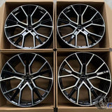 21” Wheels Fit Audi Q3 2019–2025 |  OE Style Rims |  Gloss Black Machine Face |  Set of 4