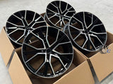 21” Wheels Fit Audi Audi SQ5 2024–2025 |  OE Style Rims |  Gloss Black Machine Face |  Set of 4