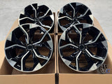 22” Wheels Fit Audi Q7 2017–2025 |  OE Style Rims |  Gloss Black Machine Face |  Set of 4
