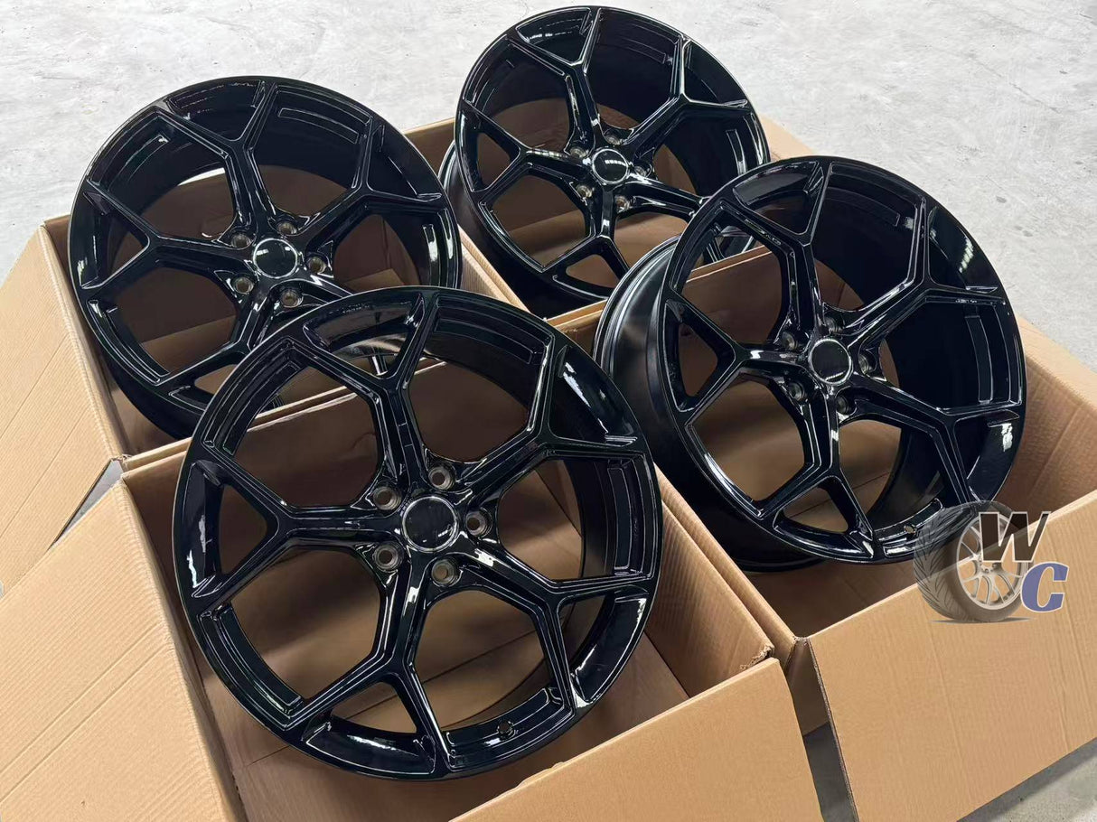 20” Wheels Fit Audi Q3 2019–2025 |  OE Style Rims |  Gloss Black |  Set of 4