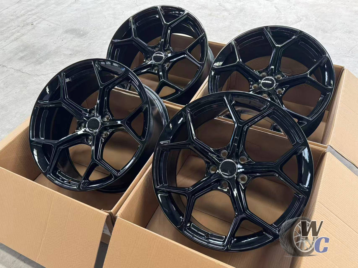 19” Wheels Fit Audi Q3 2019–2025 |  OE Style Rims |  Gloss Black |  Set of 4