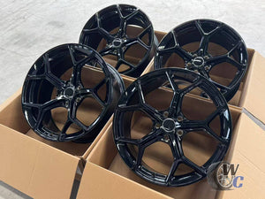 19” Wheels Fit Audi Q3 2019–2025 |  OE Style Rims |  Gloss Black |  Set of 4