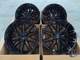 21” Wheels Fit Porsche Cayenne 2011–2026 |  OE Style Rims |  Gloss Black |  Staggered Set of 4