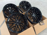 21” Wheels Fit Porsche Cayenne 2011–2026 |  OE Style Rims |  Gloss Black |  Staggered Set of 4