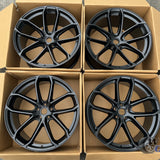 21” Wheels Fit Porsche Macan 2014–2026 |  OE Style Rims |  Matte Black |  Staggered Set of 4