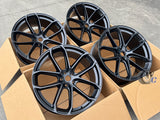 21” Wheels Fit Porsche Macan 2014–2026 |  OE Style Rims |  Matte Black |  Staggered Set of 4