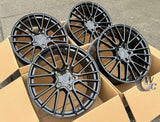 21” Wheels Fit Porsche Cayenne 2003–2025 |  OE Style Rims |  Gloss Black |  Staggered Set of 4