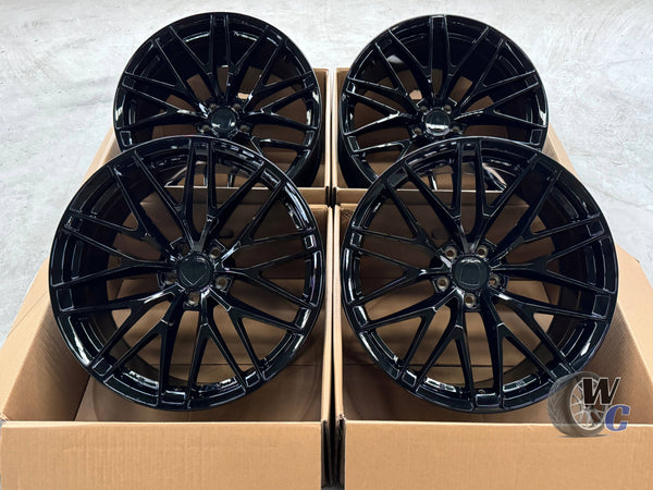 20” Wheels Fit Porsche Macan 2014–2026 |  OE Style Rims |  Gloss Black |  Staggered Set of 4