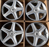 20” Mercedes-Benz GLE 53 AMG Rims 2018 2019 2020 2021 2022 2023 2024 2025 2026 OEM Original Wheels 20x9 Silver with Machine Face