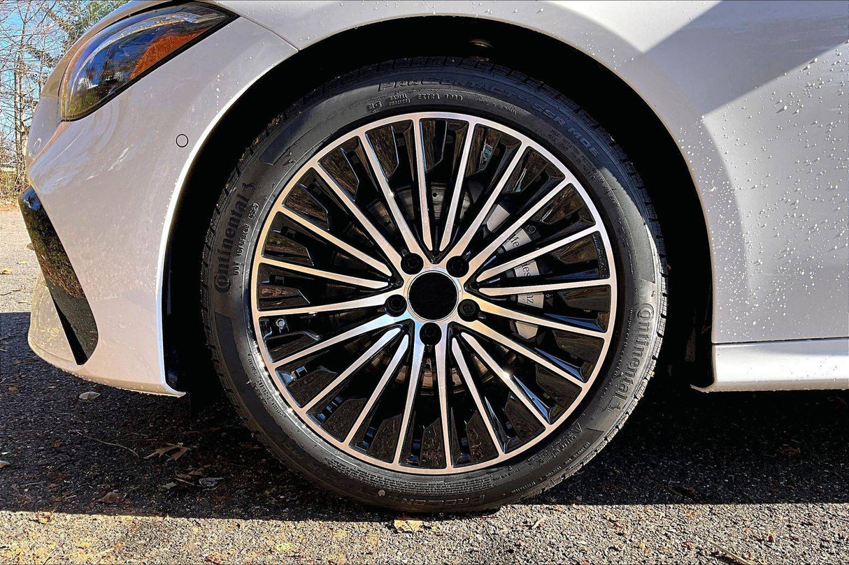 19” Wheels Fit Mercedes-Benz E-Class AMG 2013–2025 |  OE Style Rims |  Gloss Black Machined Face |  Staggered Set of 4