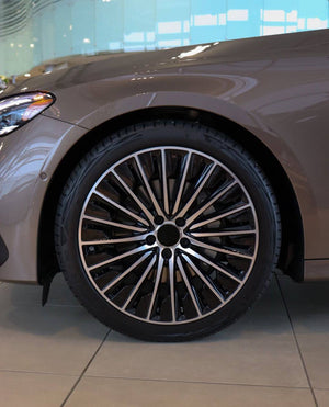 19” Wheels Fit Mercedes-Benz E-Class AMG 2013–2025 |  OE Style Rims |  Gloss Black Machined Face |  Staggered Set of 4