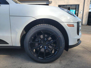 22” Wheels Fit Porsche Cayenne 2018–2025 |  OE Style Rims |  Matte Black |  Staggered Set of 4