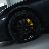 22” Wheels Fit Porsche Cayenne 2018–2025 |  OE Style Rims |  Matte Black |  Staggered Set of 4