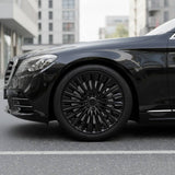 19” Wheels Fit Mercedes-Benz E-Class AMG 2013–2025 |  OE Style Rims |  Gloss Black |  Staggered Set of 4