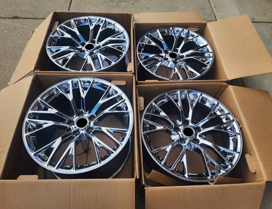 17”/18” Rims - Made to Fit Chevrolet Corvette, Coupe, Convertible, Z06, ZR1, Grand Sport | OE Style | 2005 2006 2007 2008 2009 2010 2011 2012 2013 | 17x9.5 Front, 18x? Rear Wheels Brand New - Model 62