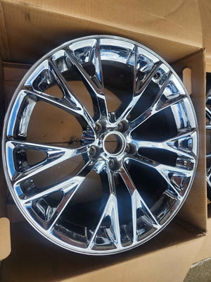 17”/18” Rims - Made to Fit Chevrolet Corvette, Coupe, Convertible, Z06, ZR1, Grand Sport | OE Style | 2005 2006 2007 2008 2009 2010 2011 2012 2013 | 17x9.5 Front, 18x? Rear Wheels Brand New - Model 62