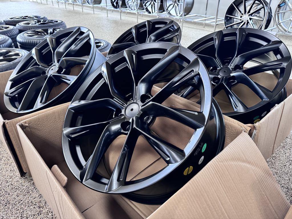 21” Rims - Made to Fit Tesla Model S, Model S Long Range, Model S Plaid | OE Style | 2012 2013 2014 2015 2016 2017 2018 2019 2020 2021 2022 2023 2024 2025 2026 | 21x9/10 Wheels Brand New - Model 37