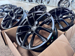 21” Rims - Made to Fit Tesla Model S, Model S Long Range, Model S Plaid | OE Style | 2012 2013 2014 2015 2016 2017 2018 2019 2020 2021 2022 2023 2024 2025 2026 | 21x9/10 Wheels Brand New - Model 37