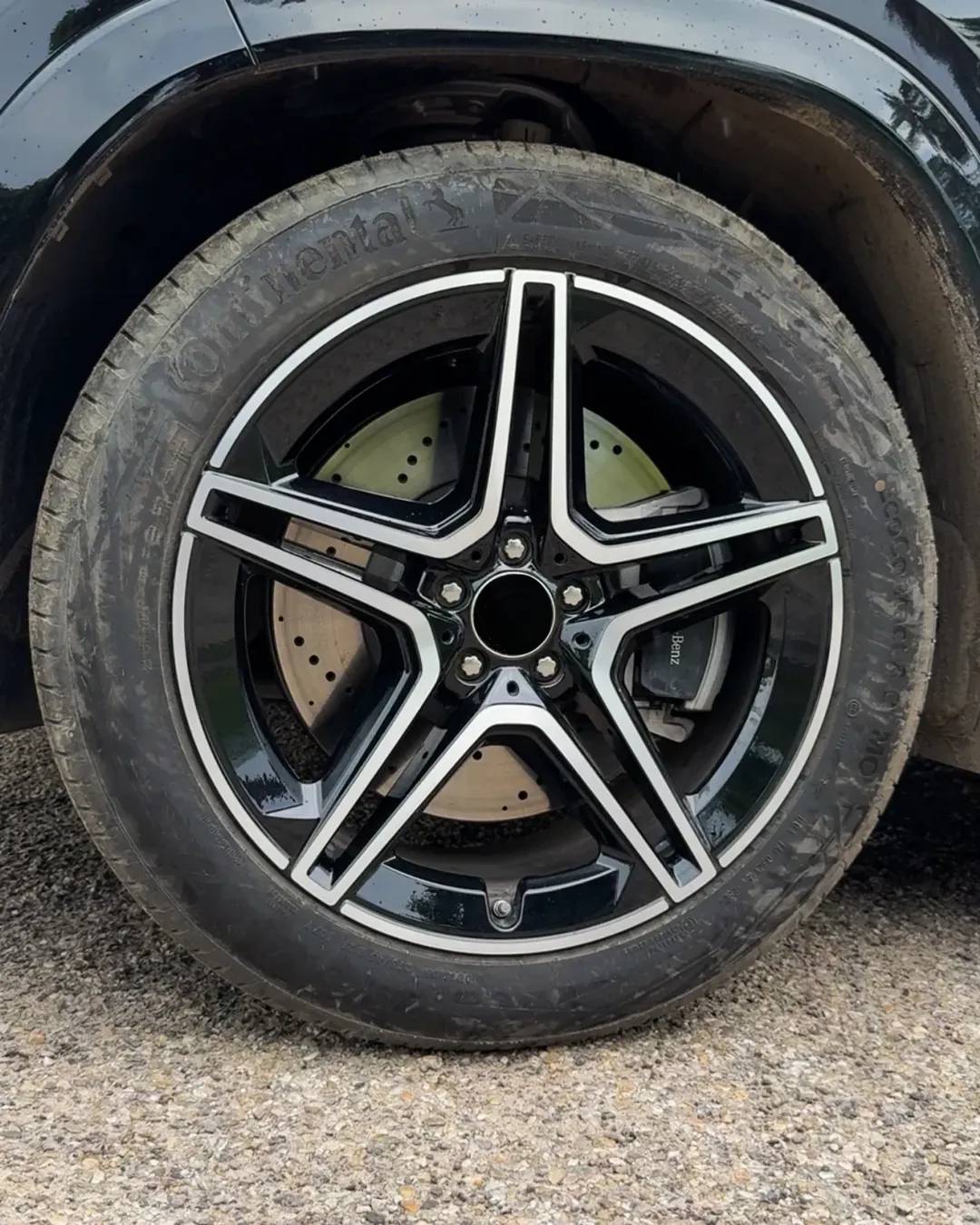 19” Wheels Fit Mercedes-Benz E-Class AMG 2013–2025 |  OE Style Rims |  Gloss Black Machined Face |  Staggered Set of 4