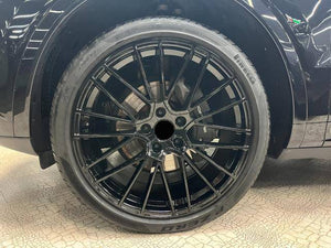 20” Wheels Fit Porsche Cayenne 2011–2026 |  OE Style Rims |  Gloss Black |  Staggered Set of 4