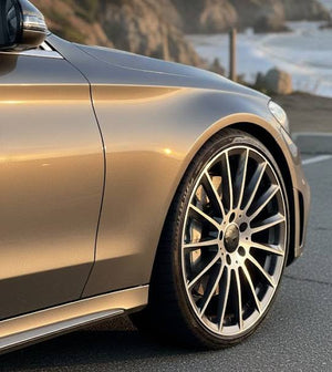 18” Wheels Fit Mercedes-Benz E-Class AMG 2013–2025 |  OE Style Rims |  Gunmetal Machined Face |  Set of 4