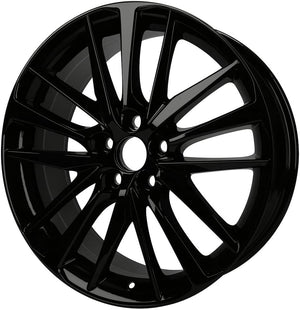 New Replacement 19 Inch Wheel For Toyota Camry XSE XLE LE SE LE Hybrid OEM Style Aluminum Alloy Rim for 2020 2021 2022 2023 2024 | 19x8" | Gloss Black Factory Replacement Rim 4261106J70 (42611-06J70)