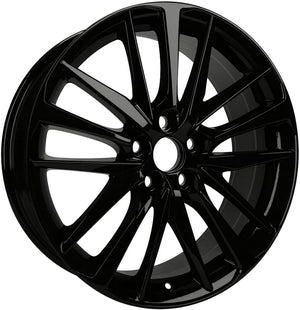 New Replacement 19 Inch Wheel For Toyota Camry XSE XLE LE SE LE Hybrid OEM Style Aluminum Alloy Rim for 2020 2021 2022 2023 2024 | 19x8" | Gloss Black Factory Replacement Rim 4261106J70 (42611-06J70)