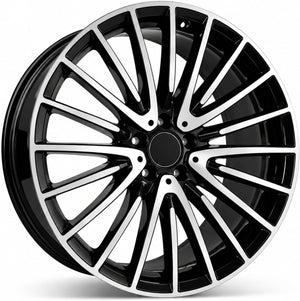 20” Rims For Mercedes-Benz GLC Set of 4 (2015-2025) | 20x8.5 | Gloss Black Machined Face | Aluminum Alloy Factory Style Wheels | Brand New | Flow Forged