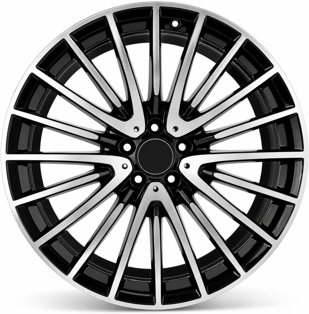 20” Rims For Mercedes-Benz GLC Set of 4 (2015-2025) | 20x8.5 | Gloss Black Machined Face | Aluminum Alloy Factory Style Wheels | Brand New | Flow Forged