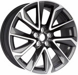 Replacement 18 Inch Wheel For Toyota Corolla OE Style Aluminum Alloy Rim for 2019 2020 2021 2022 Models | 18x8" | Gray w/Machine Face - Factory Rim Replacement for 4261112E10 4261102Q70 4261112D60