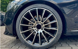 19” Wheels Fit Mercedes-Benz E-Class AMG 1995–2026 |  OE Style Rims |  Gloss Black Machined Face |  Staggered Set of 4