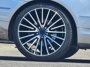 19” Wheels Fit Mercedes-Benz E-Class AMG 2010–2025 |  OE Style Rims |  Gloss Black Machined Face |  Staggered Set of 4