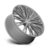 20X10.5 Asanti Black ABL30 CORONA TITANIUM BRUSHED 5X115