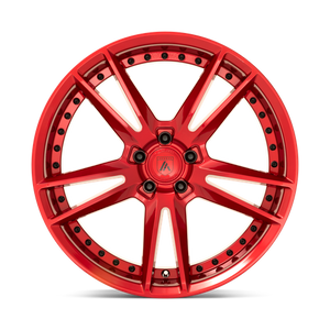 20X9 Asanti Black ABL-33 REIGN CANDY RED 5X112