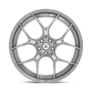 22X9 Asanti Black ABL-37 MONARCH TITANIUM BRUSHED 5X120