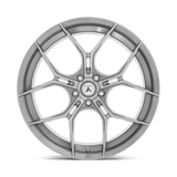 22X9 Asanti Black ABL-37 MONARCH TITANIUM BRUSHED 5X112