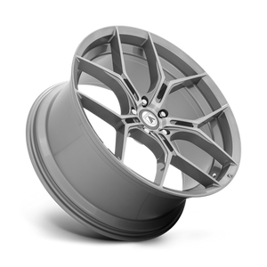 20X10.5 Asanti Black ABL-37 MONARCH TITANIUM BRUSHED 5X112