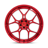 22X9 Asanti Black ABL-37 MONARCH CANDY RED 5X112
