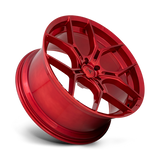 20X10.5 Asanti Black ABL-37 MONARCH CANDY RED 5X120