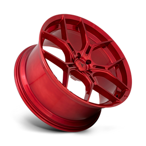 20X9 Asanti Black ABL-37 MONARCH CANDY RED 5X120