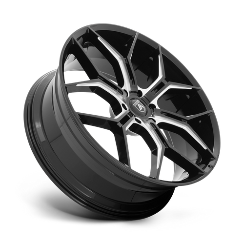 24X10 Asanti Black ABL-38 MONARCH TRUCK GLOSS BLACK MILLED 6X139.7