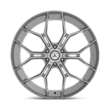 22X9.5 Asanti Black ABL-38 MONARCH TRUCK TITANIUM BRUSHED 6X120